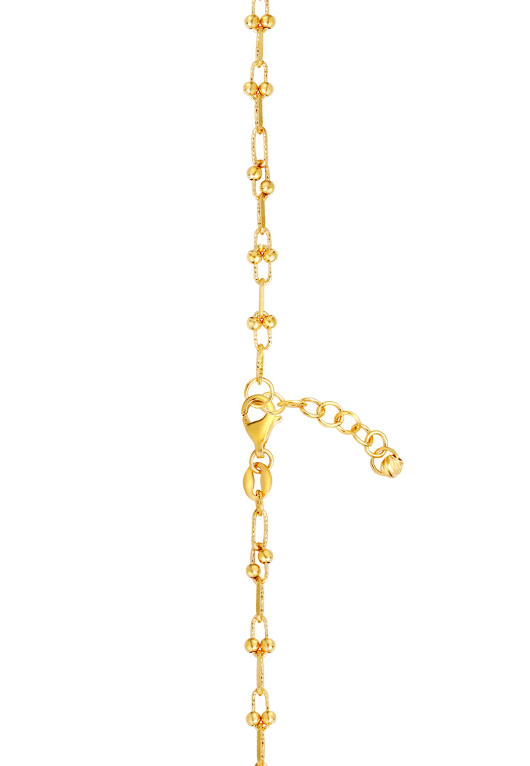 TOMEI Lusso Italia Beads Bracelet, Yellow Gold 916