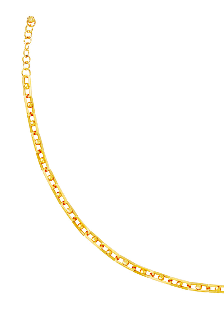 TOMEI Lusso Italia Linked Ball Bracelet, Yellow Gold 916