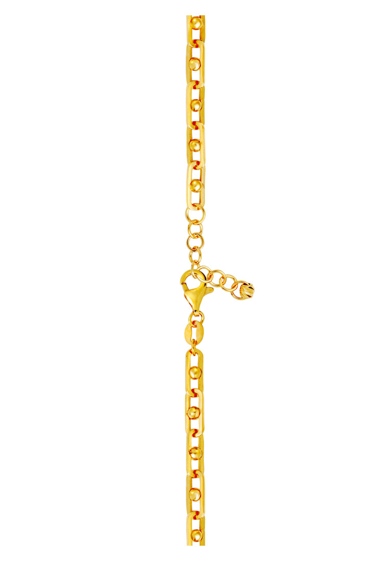 TOMEI Lusso Italia Linked Ball Bracelet, Yellow Gold 916