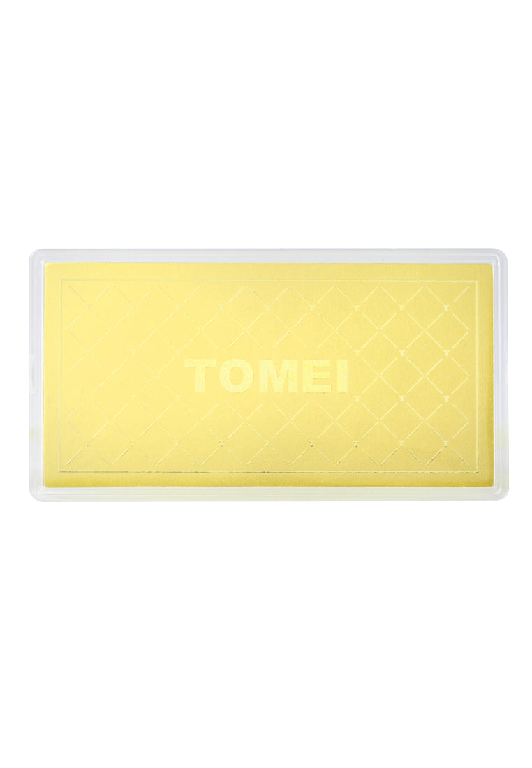 TOMEI Happy Birthday Gold Foil 0.5G, Yellow Gold 9999