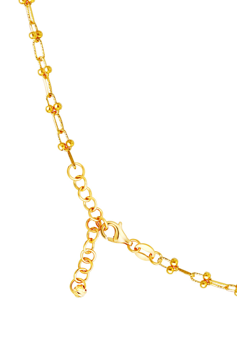 TOMEI Lusso Italia Beads Necklace, Yellow Gold 916