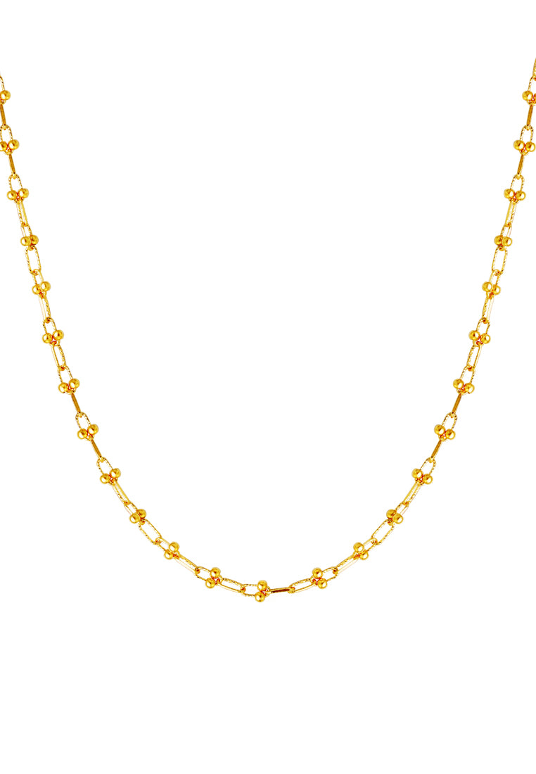 TOMEI Lusso Italia Beads Necklace, Yellow Gold 916