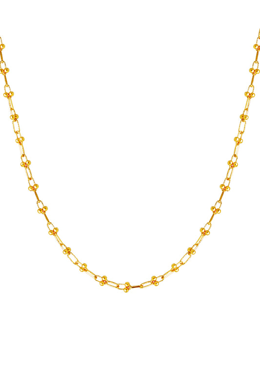 TOMEI Lusso Italia Beads Necklace, Yellow Gold 916