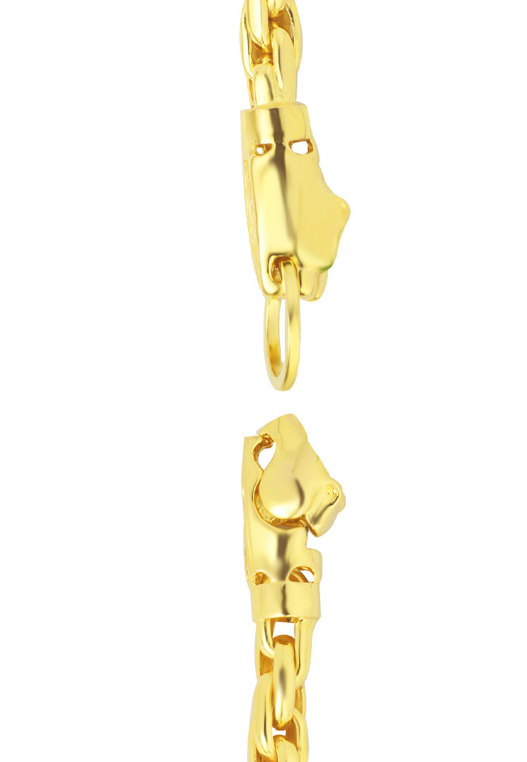 TOMEI Leopard Bracelet, Yellow Gold 916