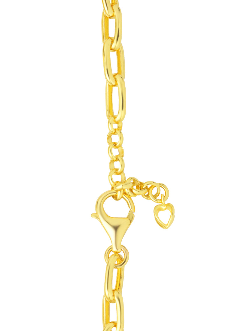 TOMEI Together Love Bracelet, Yellow Gold 916