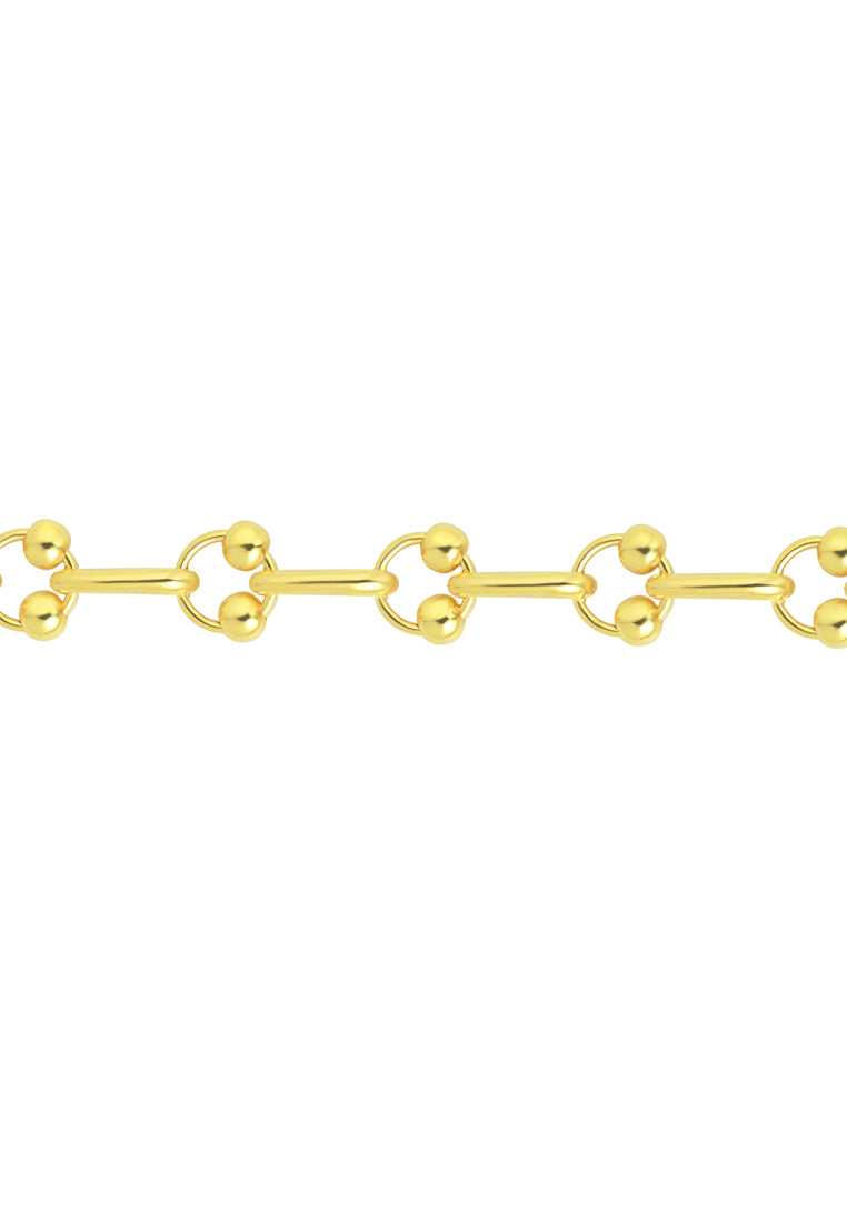 TOMEI Darling Beads Bracelet, Yellow Gold 916