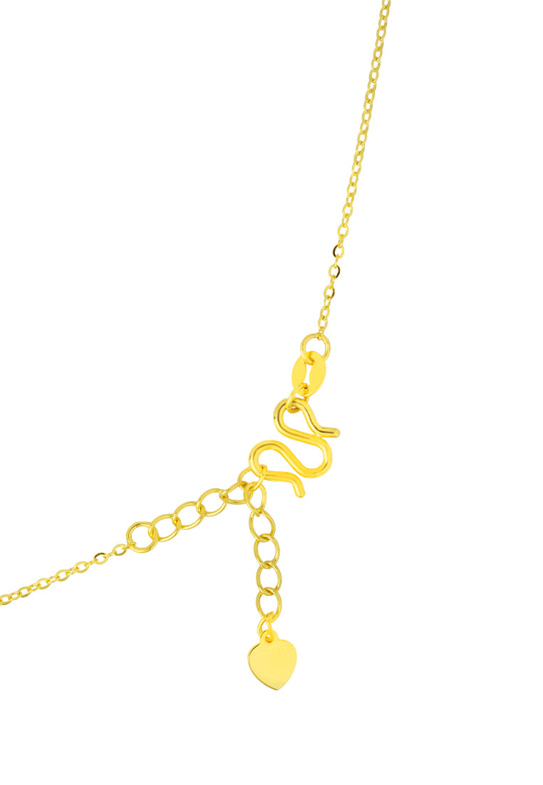 TOMEI XIFU Rose Necklace, Yellow Gold 999