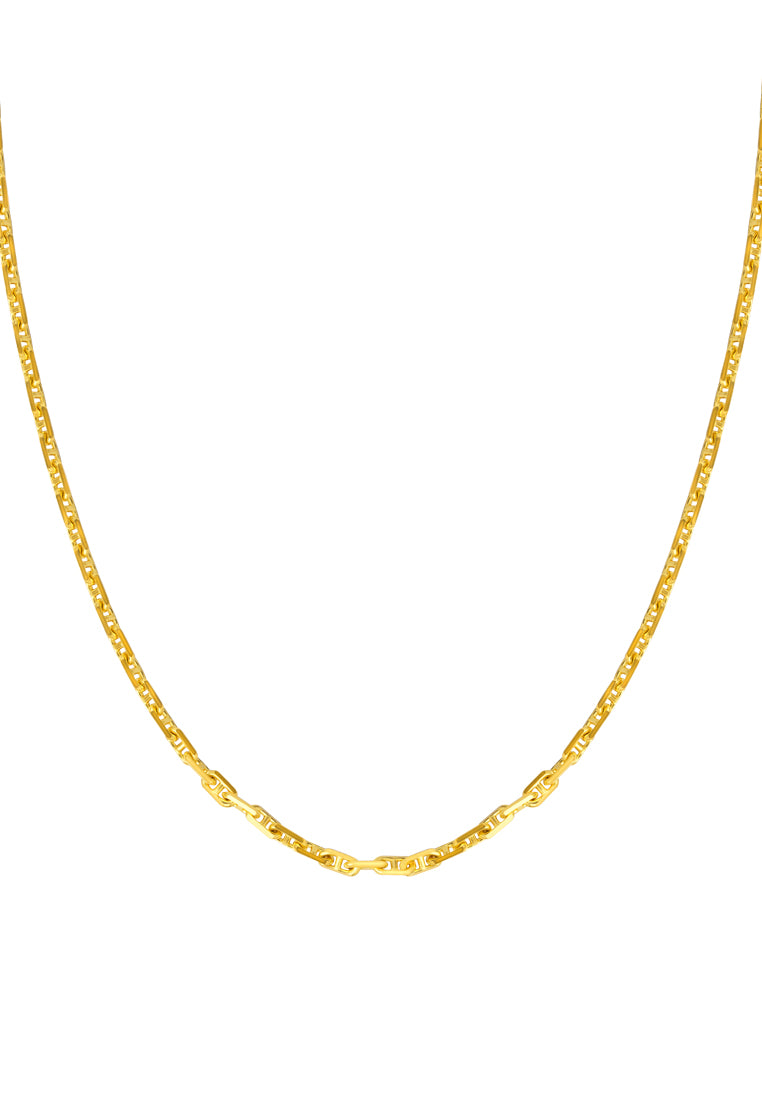 TOMEI Linked Necklace, Yellow Gold 916