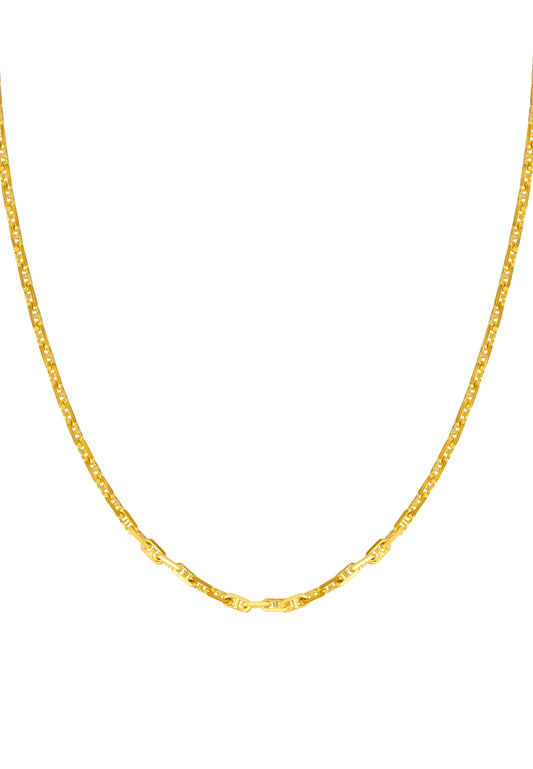 TOMEI Linked Necklace, Yellow Gold 916