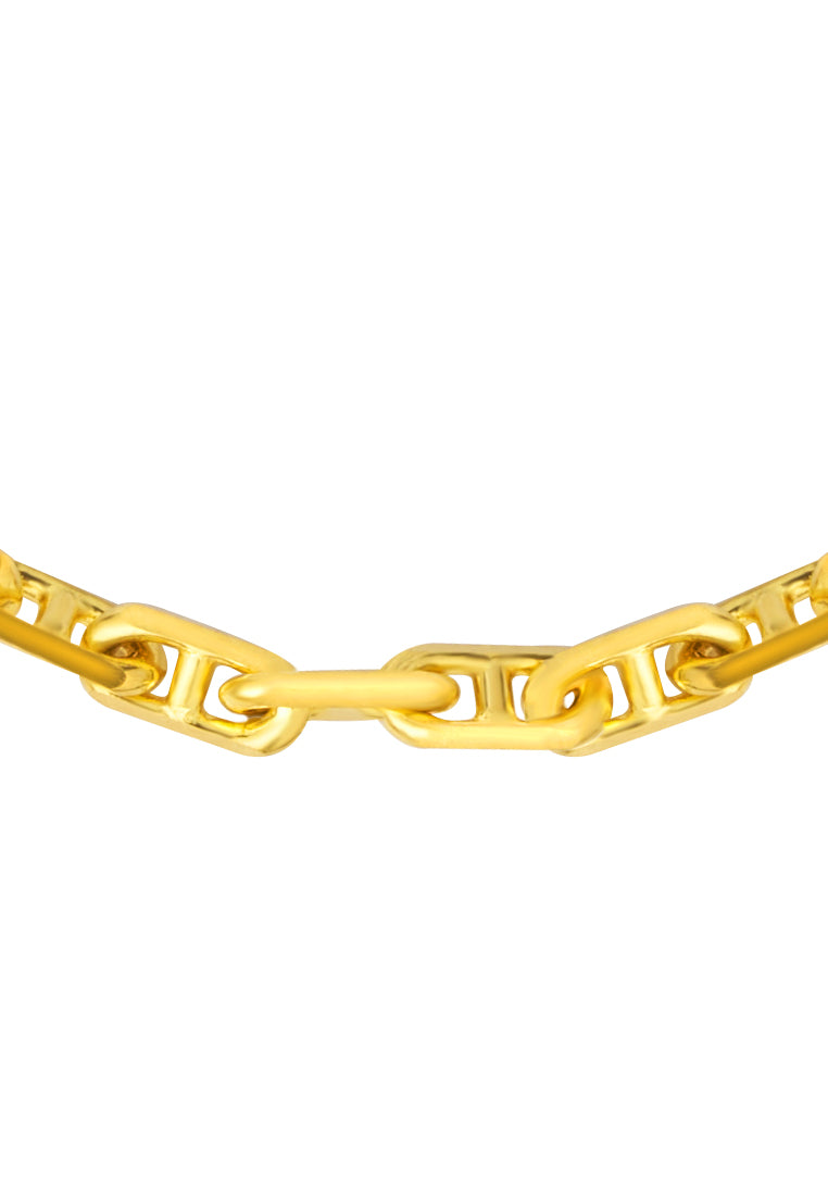 TOMEI Linked Necklace, Yellow Gold 916