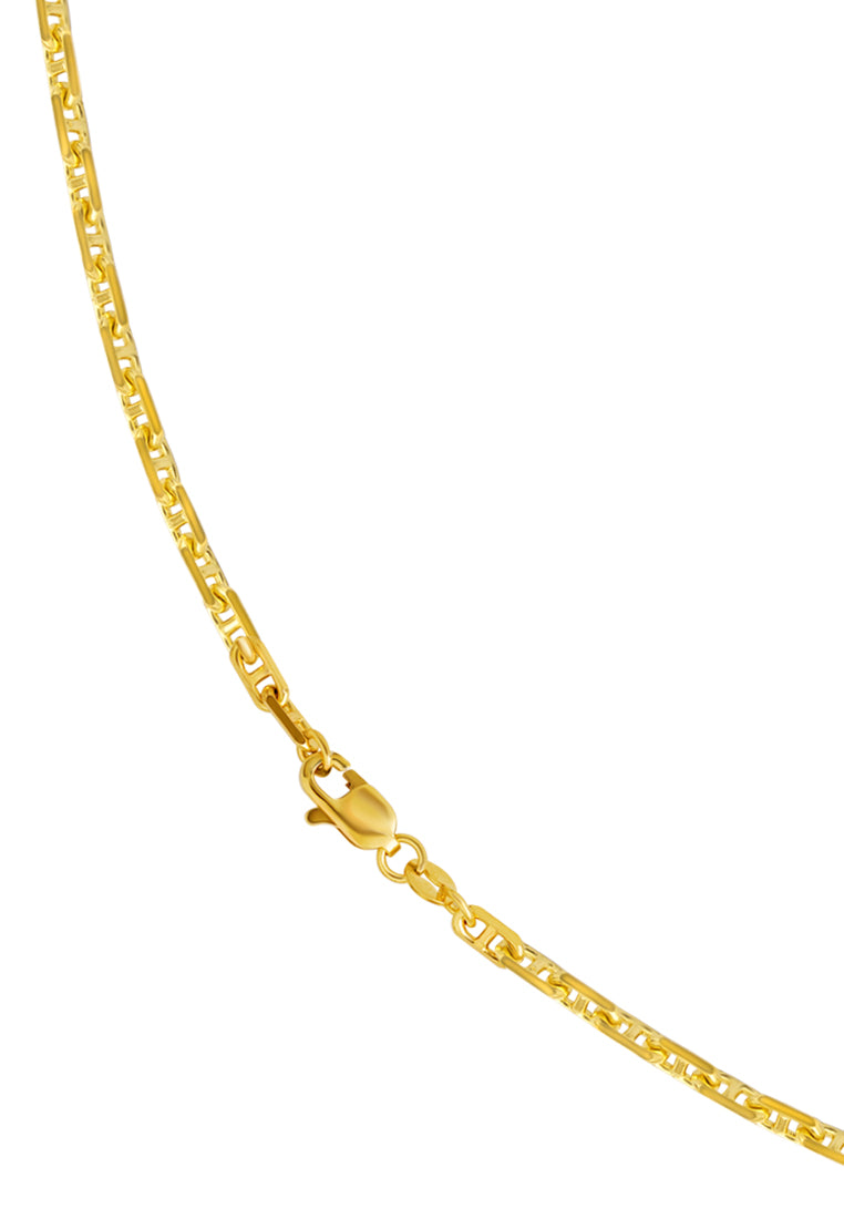 TOMEI Linked Necklace, Yellow Gold 916