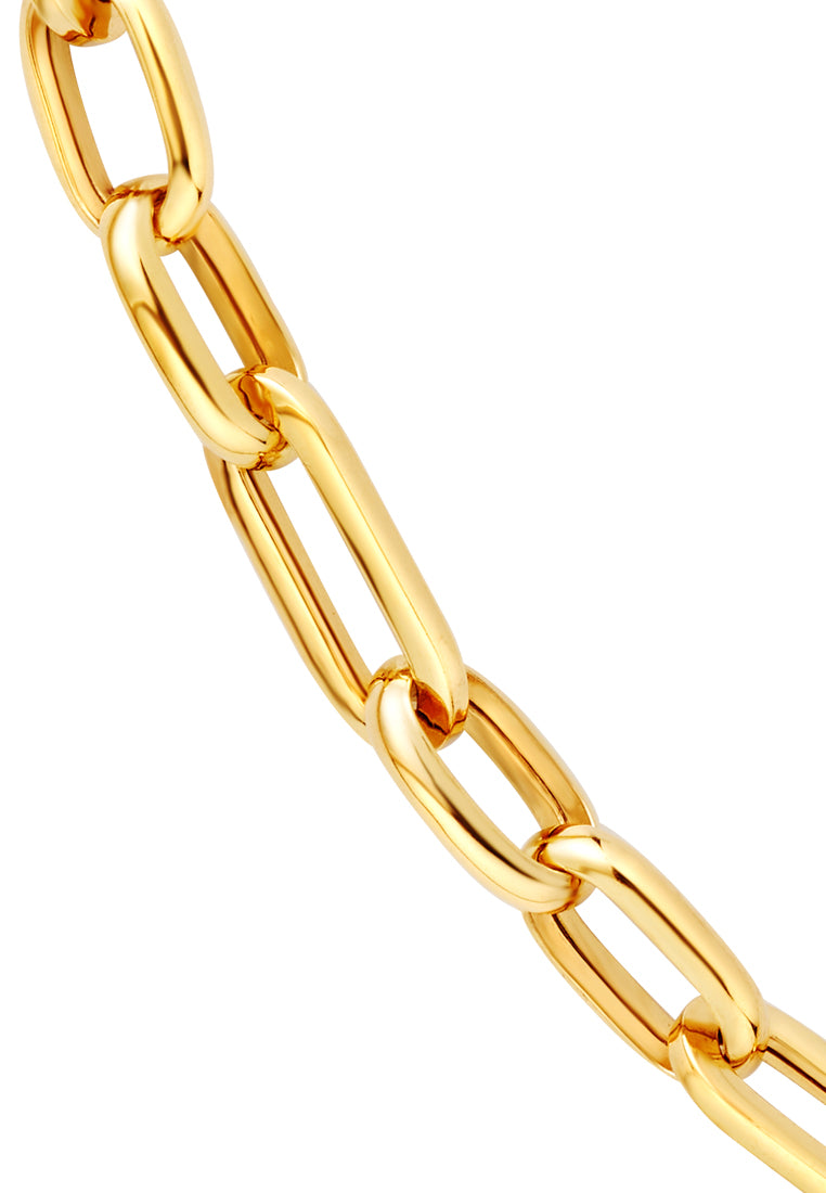 TOMEI Lusso Italia Gleaming Linked Bracelet, Yellow Gold 916