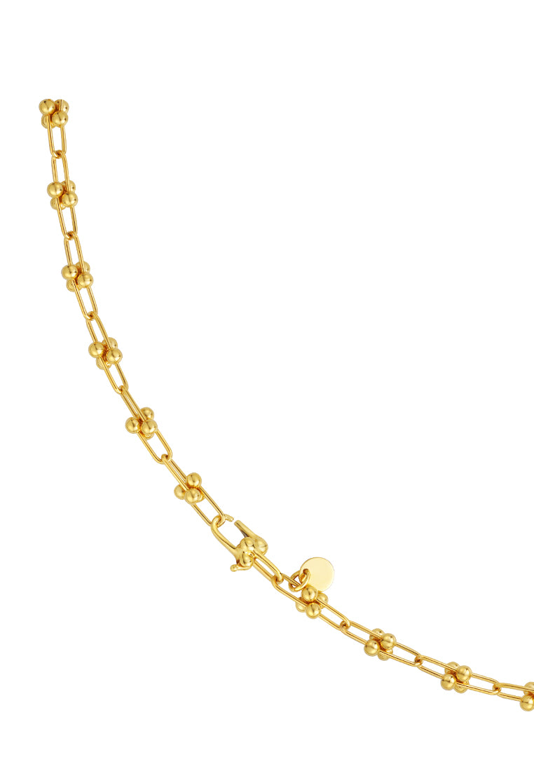 TOMEI Lusso Italia Darling Beads Necklace, Yellow Gold 916