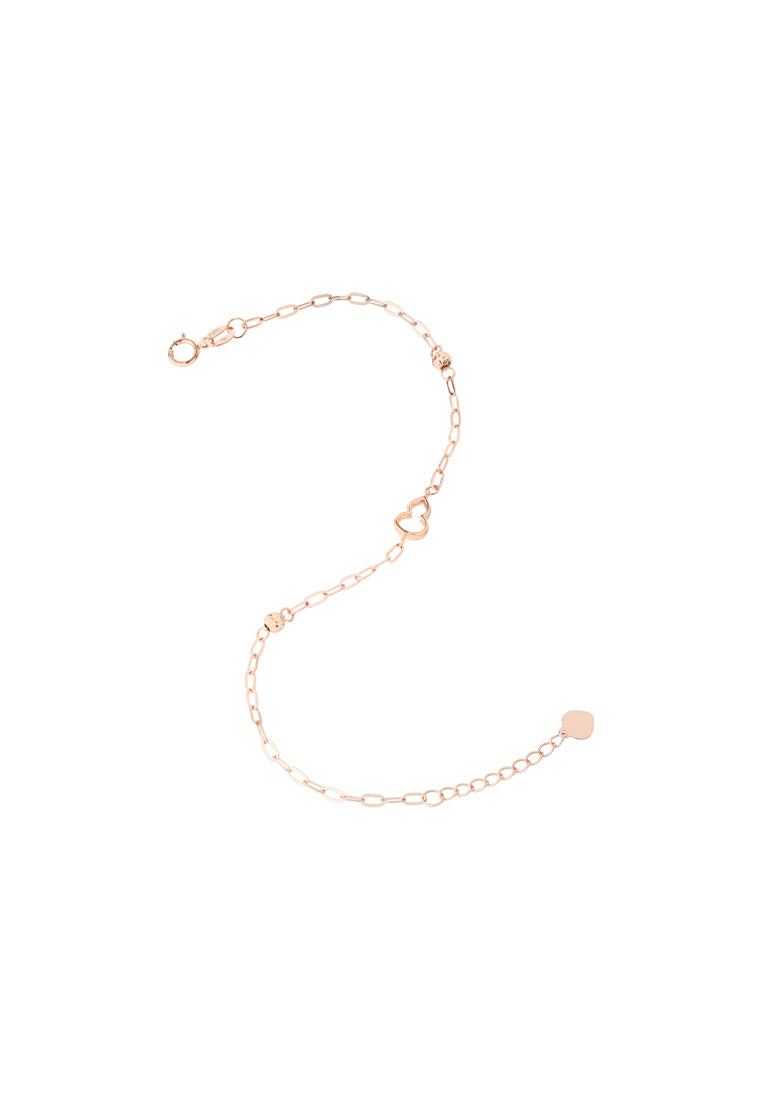 TOMEI Rouge Collection Gourd Bracelet, Rose Gold 750