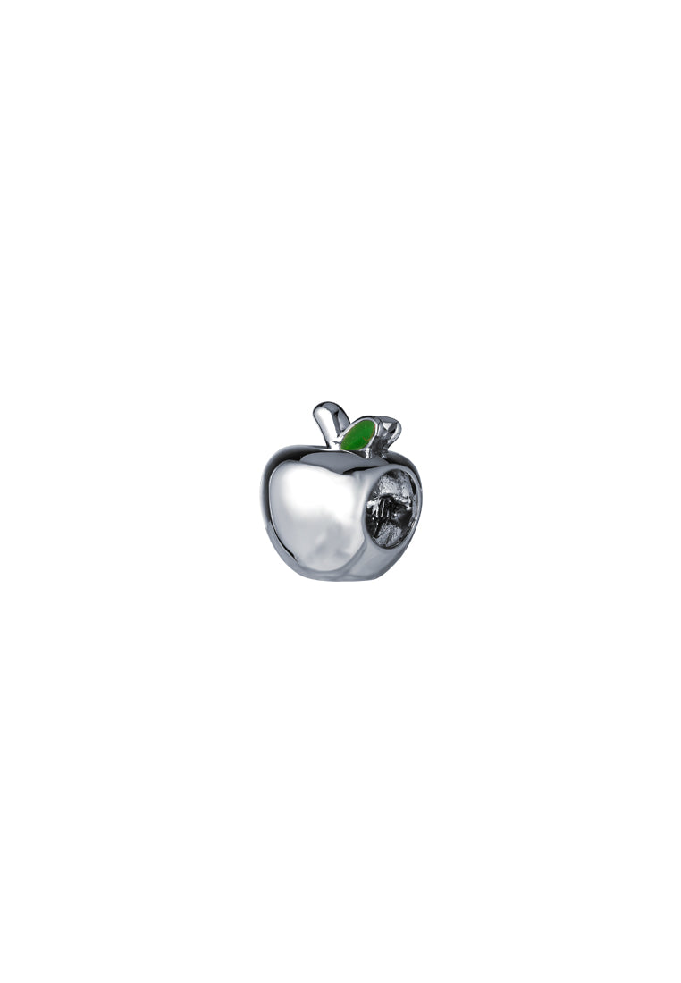 TOMEI Apple Charm, White Gold 585