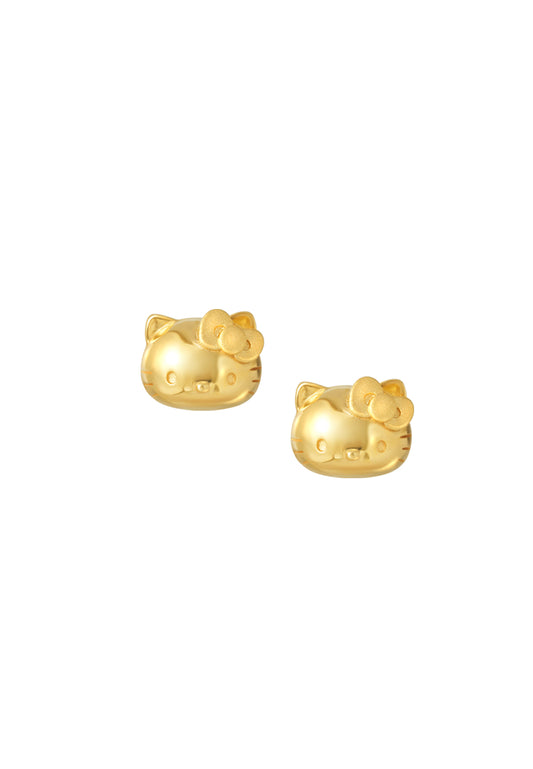 TOMEI X SANRIO Earrings, Yellow Gold 916