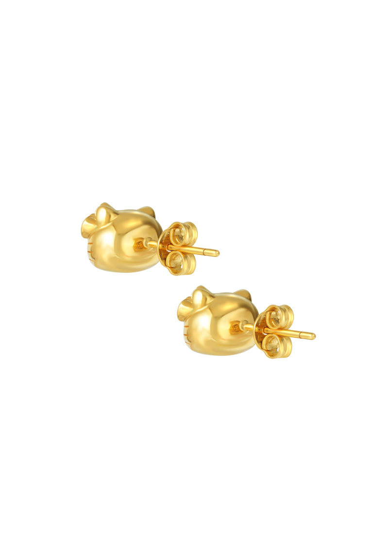 TOMEI X SANRIO Earrings, Yellow Gold 916