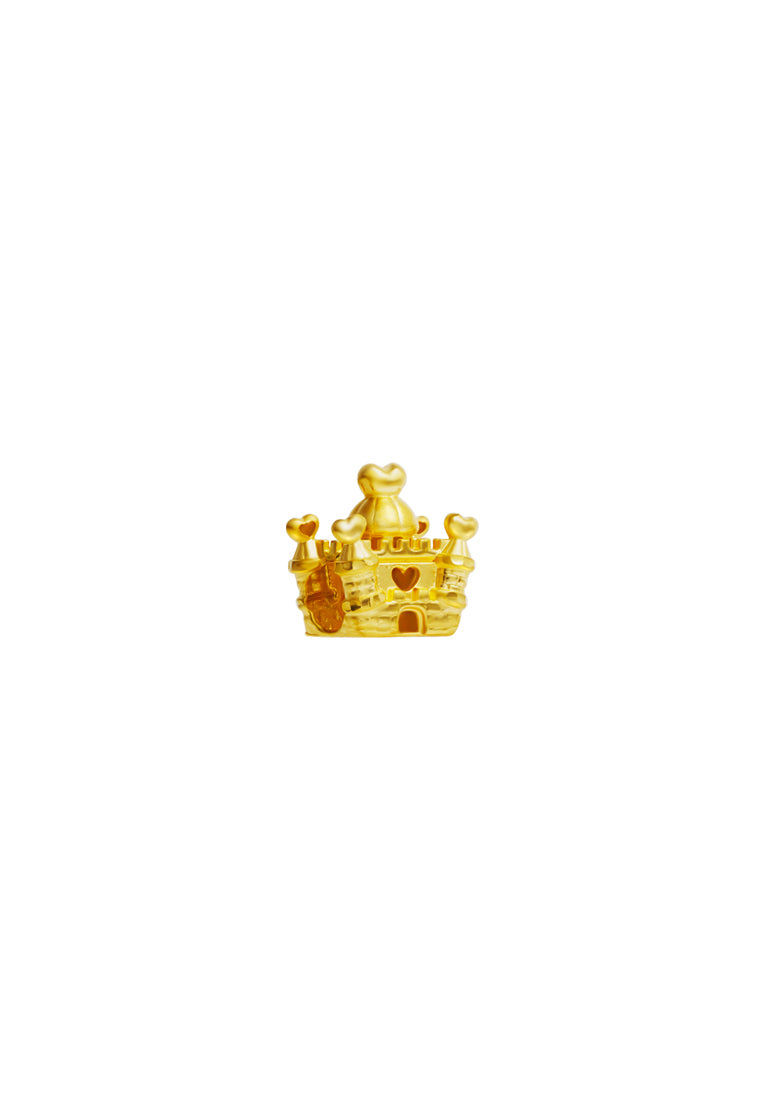 TOMEI Chomel Collection Love Castle Charm, Yellow Gold 916