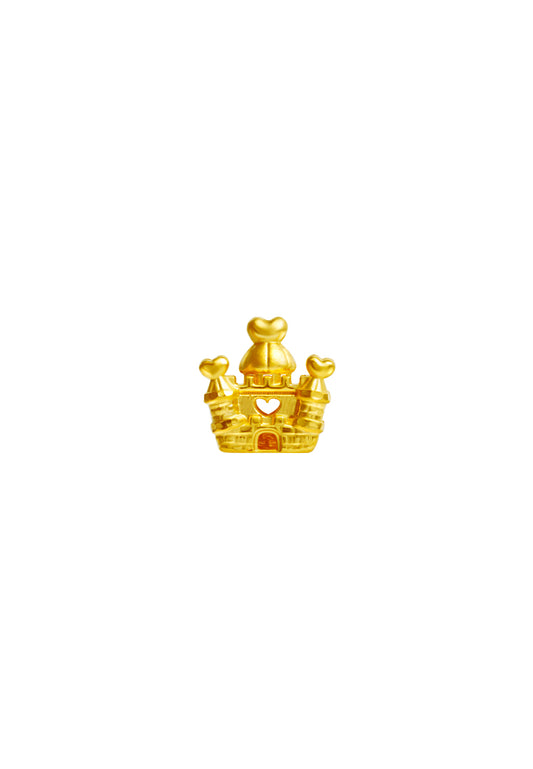 TOMEI Chomel Collection Love Castle Charm, Yellow Gold 916