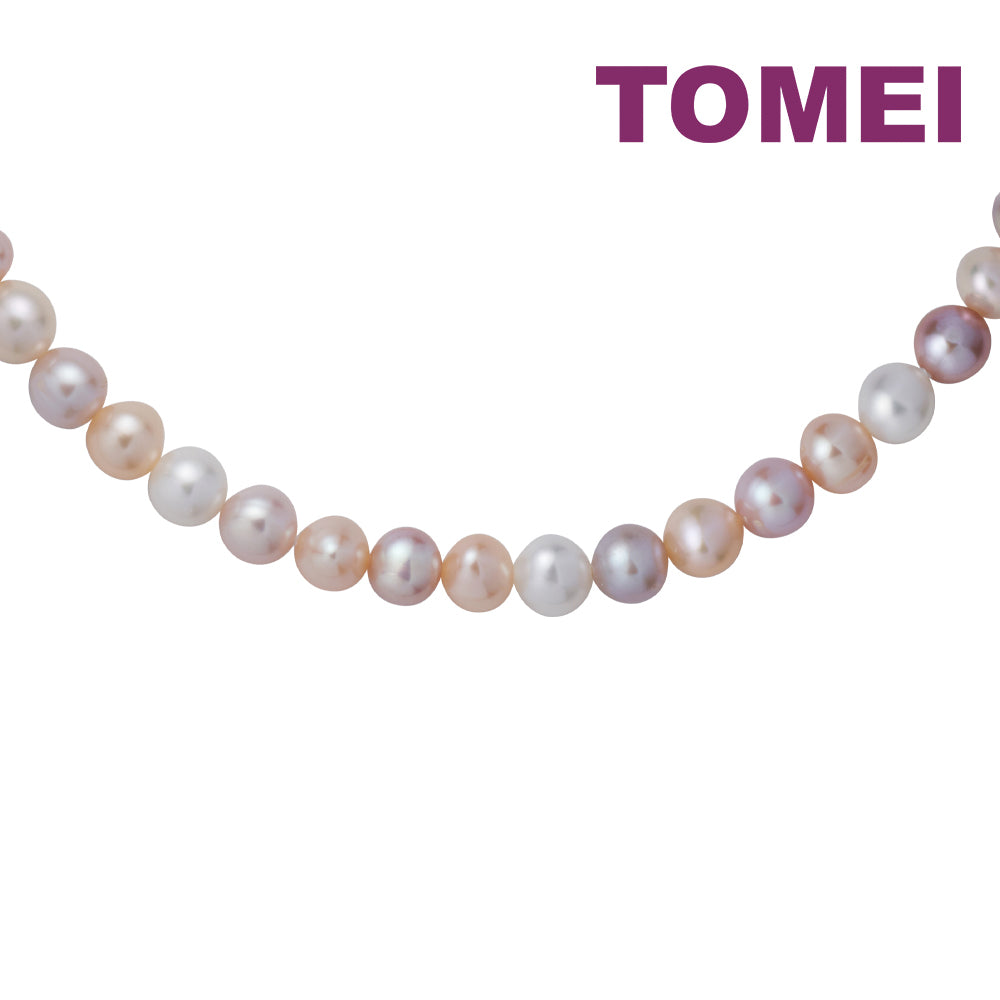 TOMEI Natural Mixed Pink Pearl Bracelet