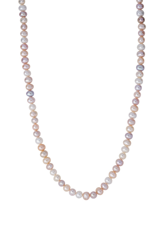 TOMEI Natural Mixed Pink Pearl Necklace