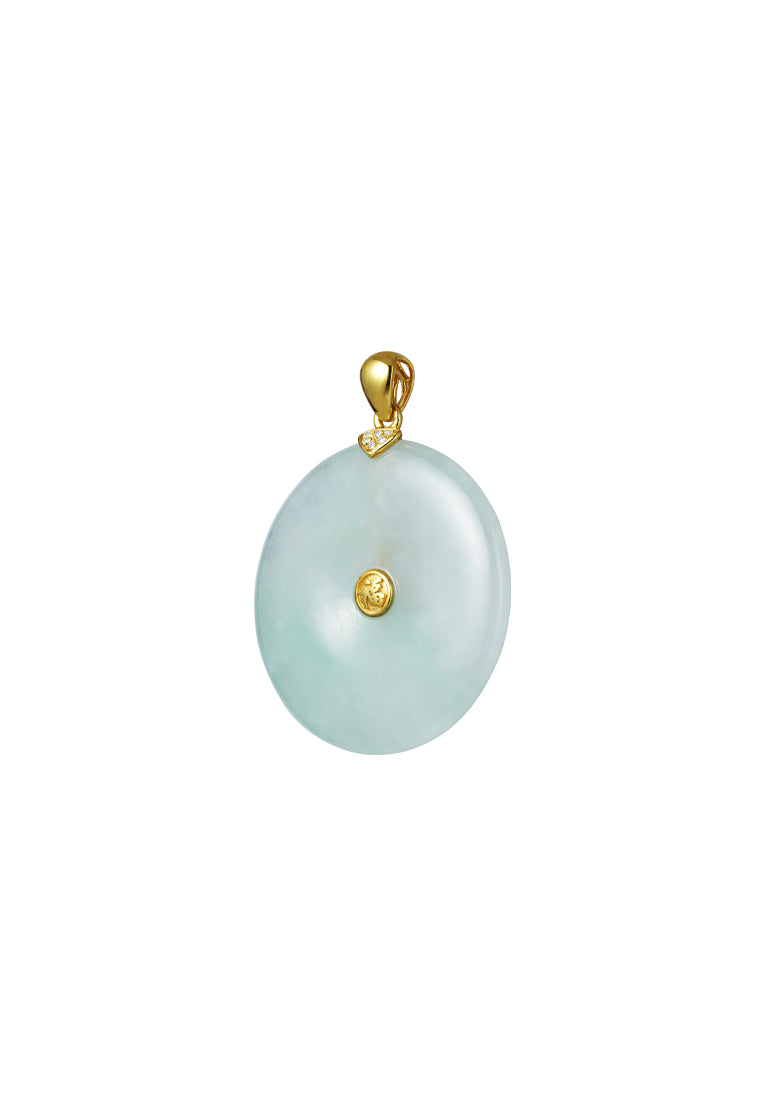 TOMEI Jade Of Completeness Pendant, Yellow Gold 750