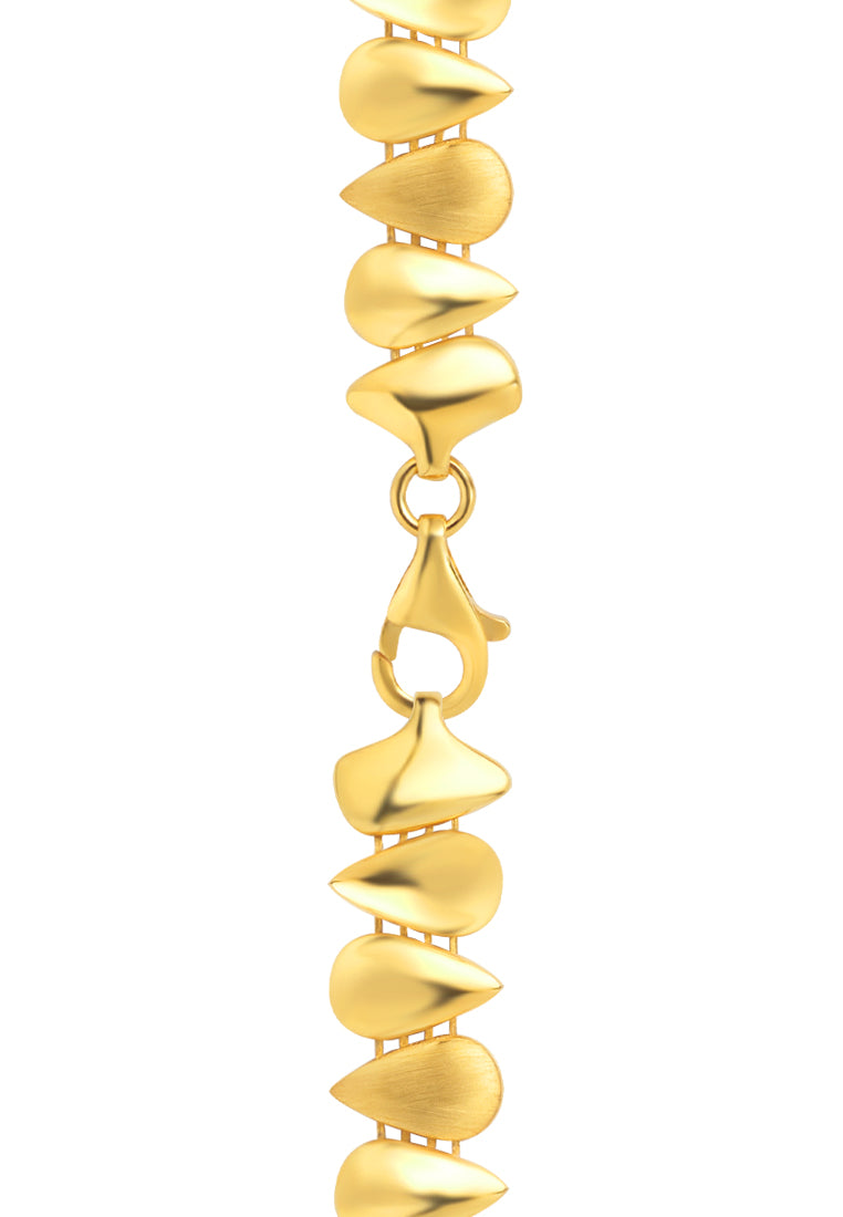 TOMEI Lusso Italia Droplets Bracelet, Yellow Gold 916