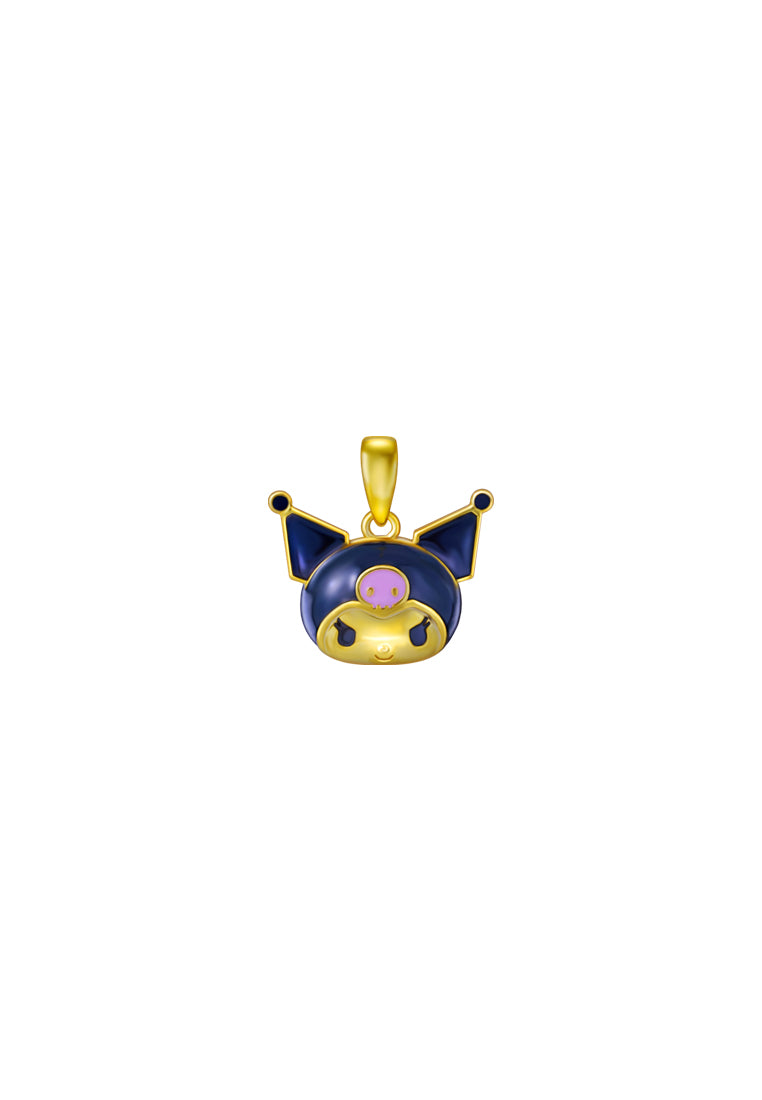 TOMEI X SANRIO Kuromi Pendant, Yellow Gold 916