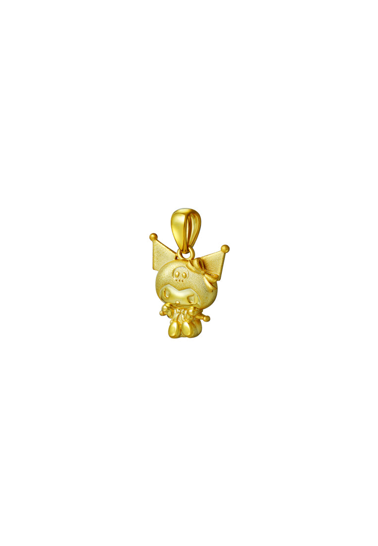 TOMEI X SANRIO Kuromi Pendant, Yellow Gold 916