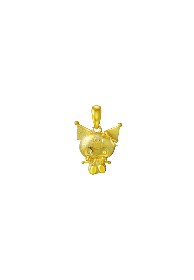 TOMEI X SANRIO Kuromi Pendant, Yellow Gold 916