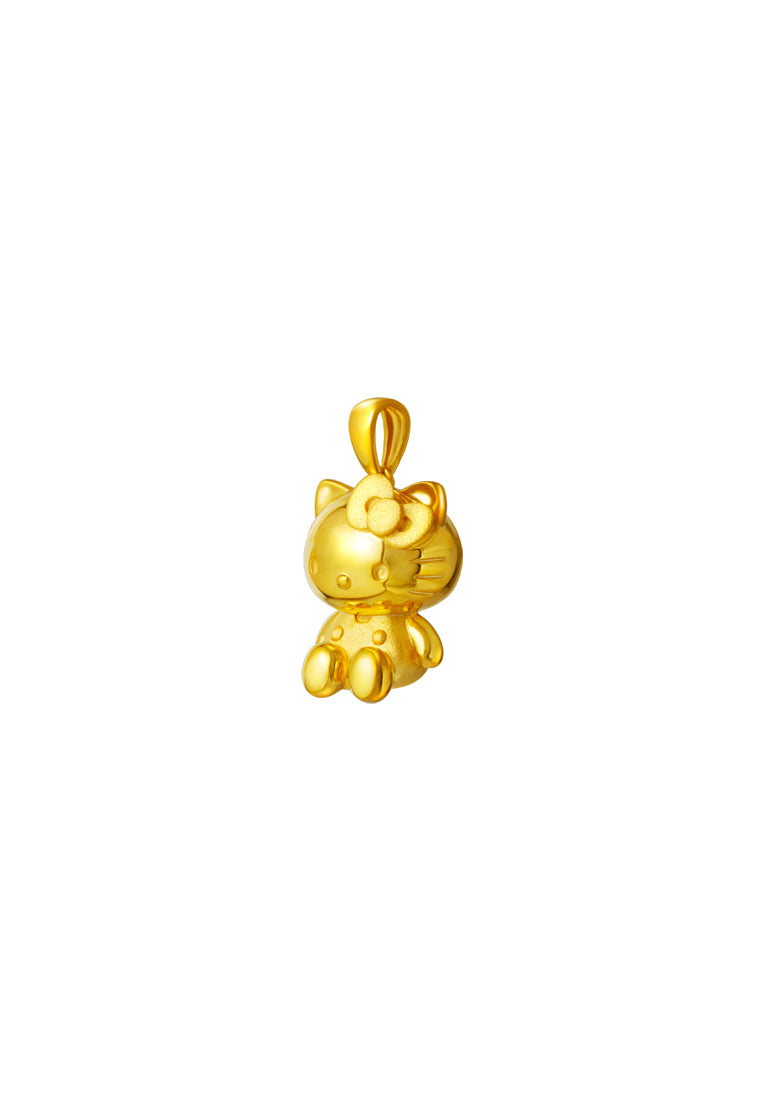 TOMEI X SANRIO Hello Kitty Pendant, Yellow Gold 916