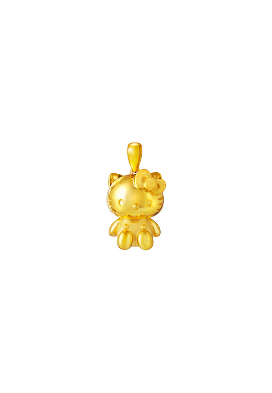 TOMEI X SANRIO Hello Kitty Pendant, Yellow Gold 916