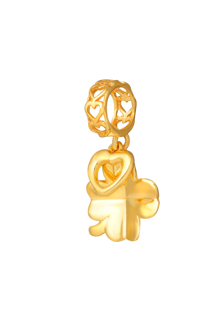 TOMEI Flower Charm, Yellow Gold 916