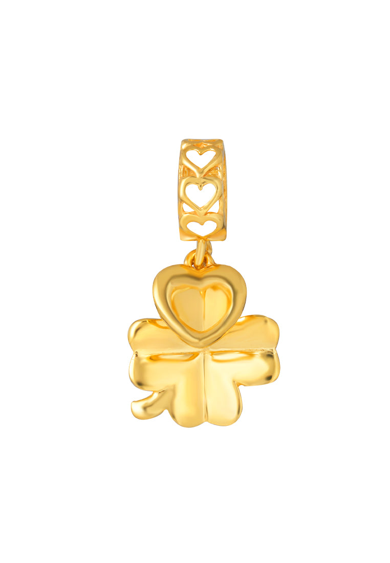 TOMEI Flower Charm, Yellow Gold 916