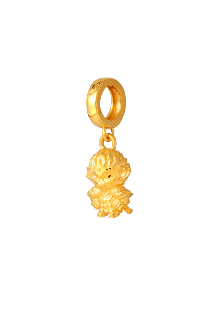 TOMEI Monkey King Charm, Yellow Gold 916