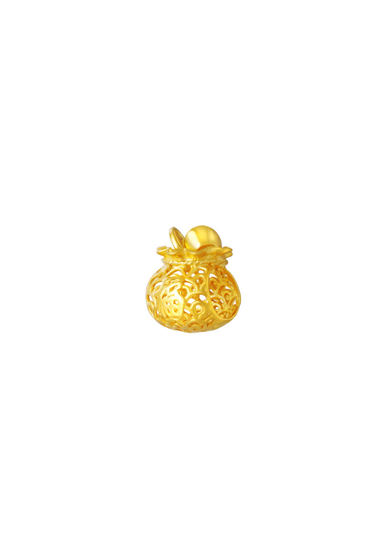 TOMEI Chomel Collection Fu-Dai Charm, Yellow Gold 916