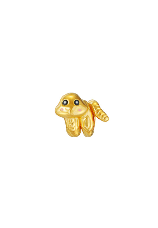 TOMEI Chomel Collection Snake Charm, Yellow Gold 916