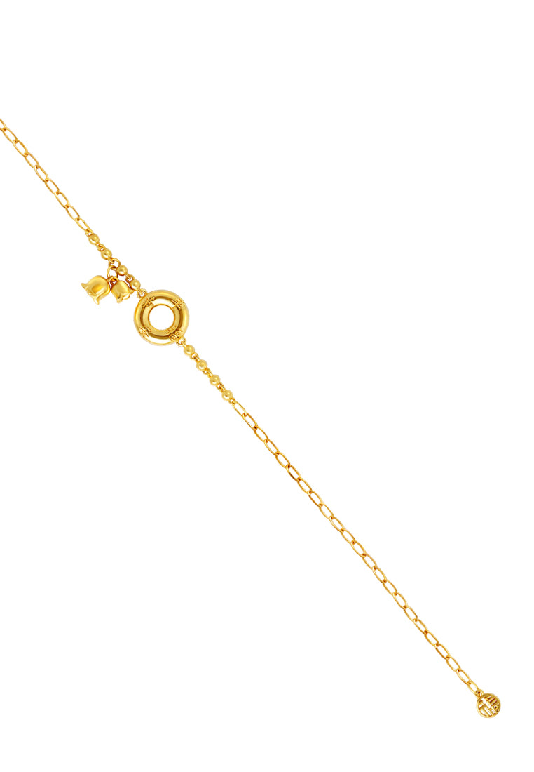 TOMEI Peace & Happiness Bracelet, Yellow Gold 916