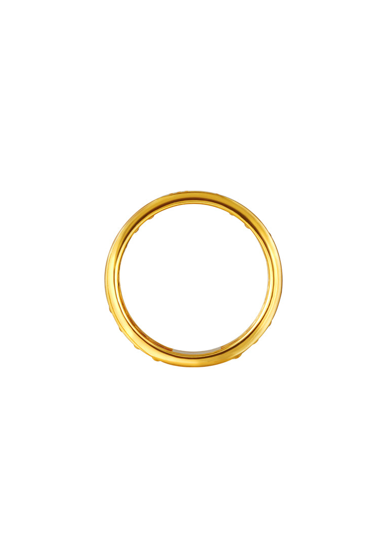 TOMEI Fu-Zi Abacus Ring, Yellow Gold 916