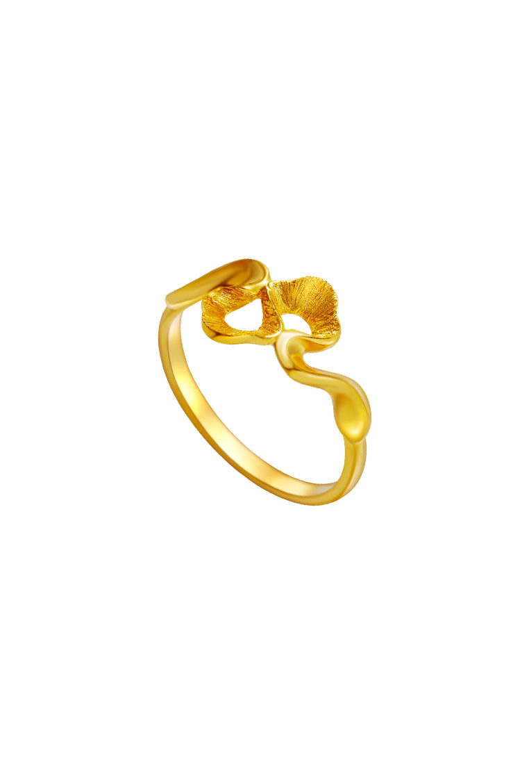 TOMEI x XIFU 【万物有灵】The Essence Of Nature Ring, Yellow Gold 999