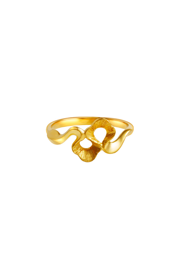 TOMEI x XIFU 【万物有灵】The Essence Of Nature Ring, Yellow Gold 999