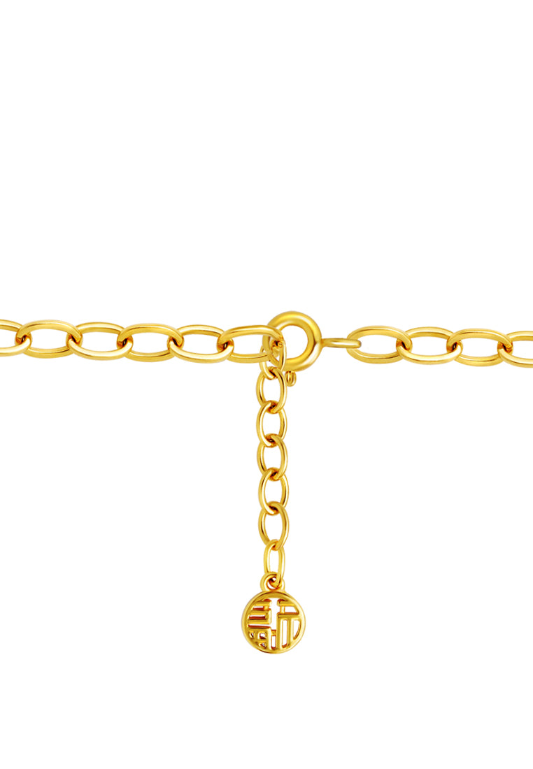 TOMEI Peanut & Persimmon Bracelet, Yellow Gold 916