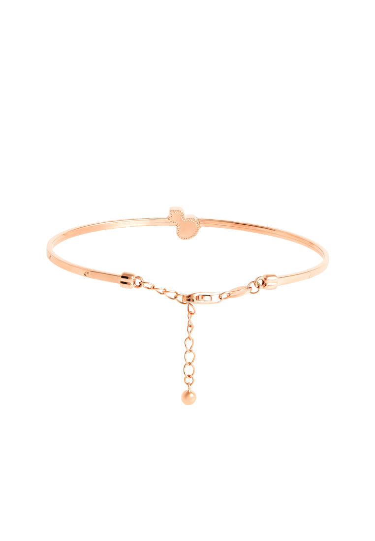 TOMEI Rouge Collection Gourd Bangle, Rose Gold 750