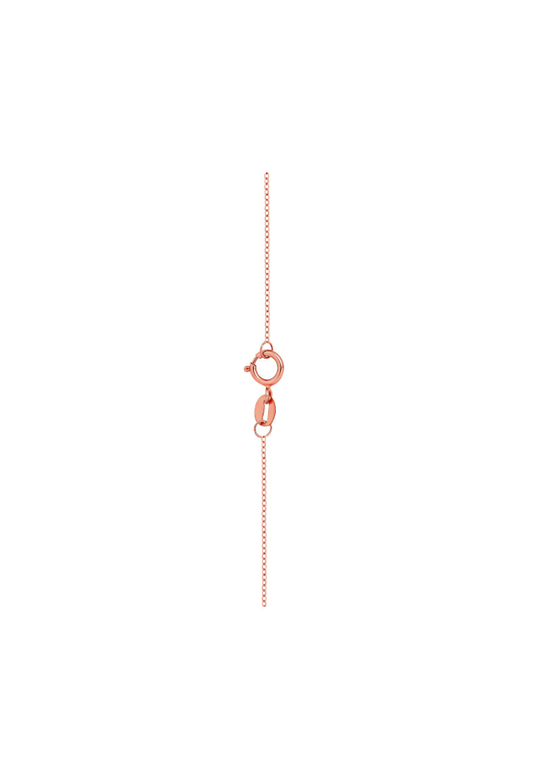 TOMEI Rouge Collection Fu-Zi Necklace, Rose Gold 750