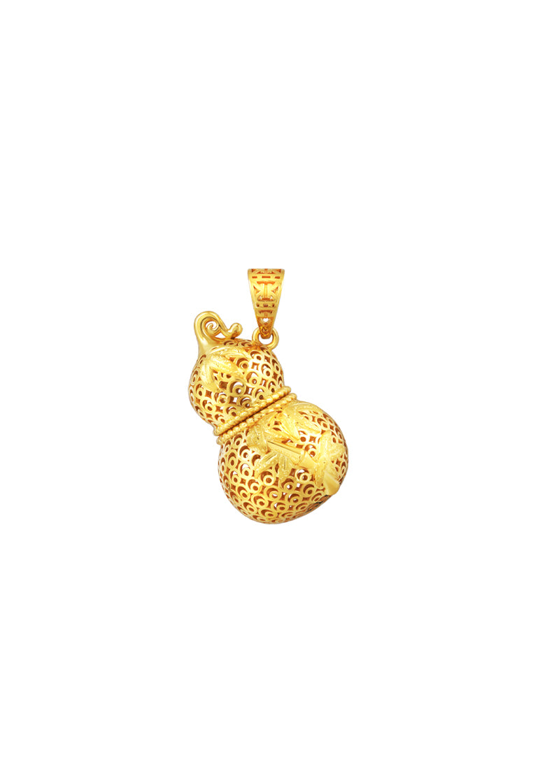 TOMEI Openable Gourd Pendant, Yellow Gold 916