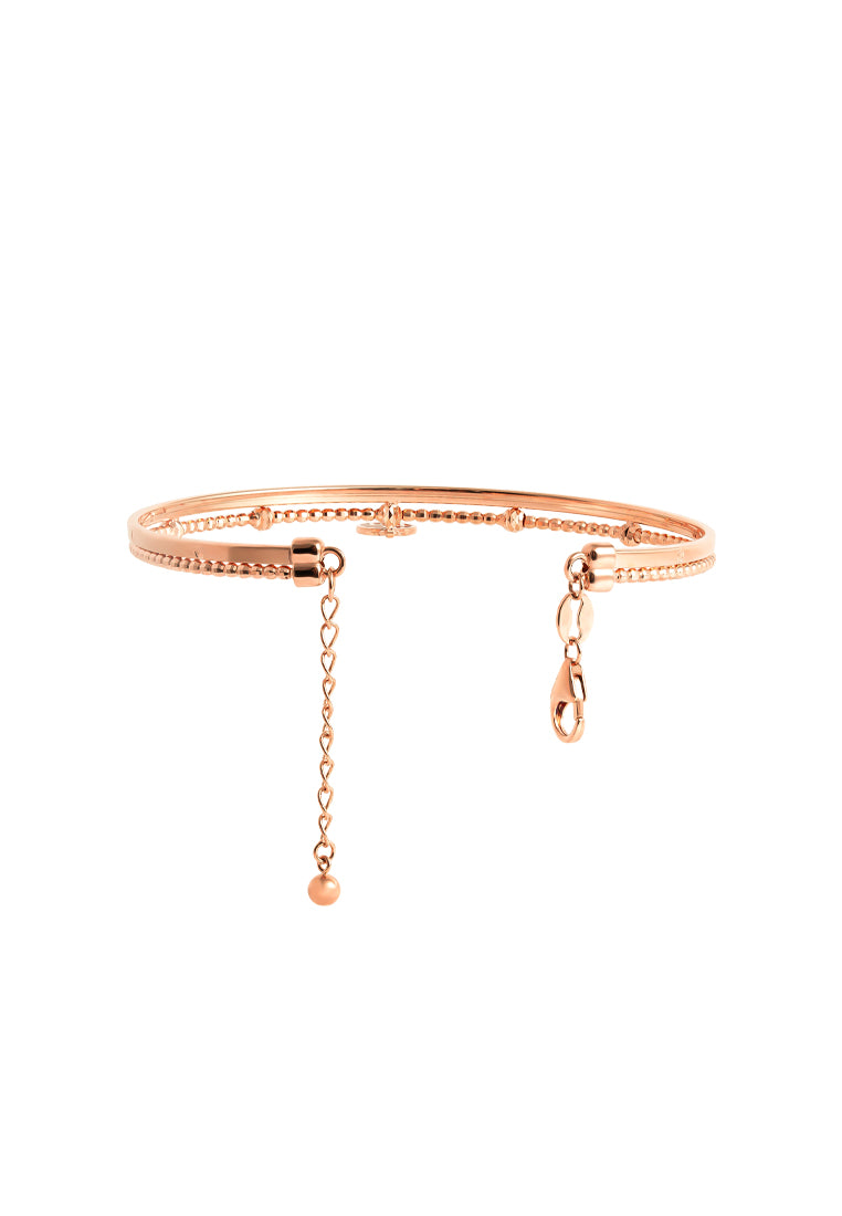 TOMEI Rouge Collection Fu-Zi Bangle, Rose Gold 750