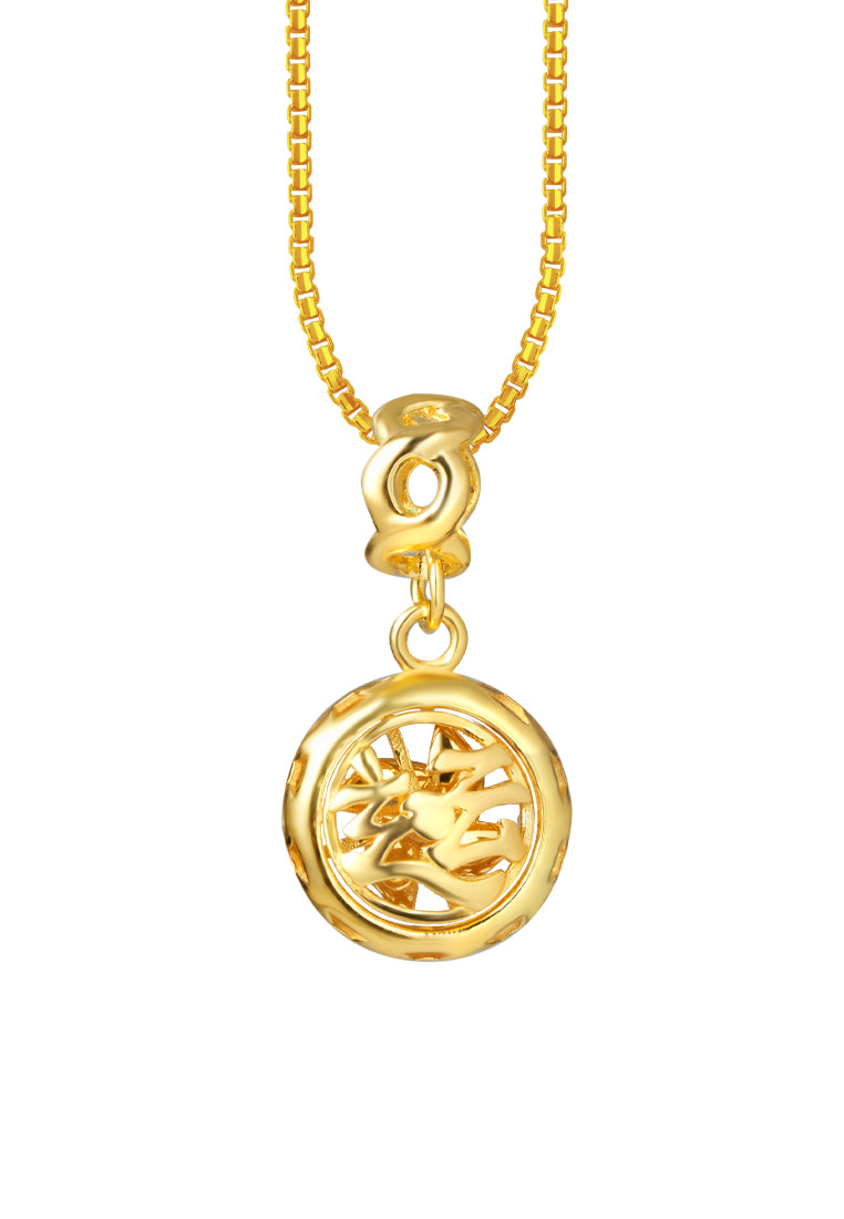 TOMEI Lucky Windmill Charm, Yellow Gold 916