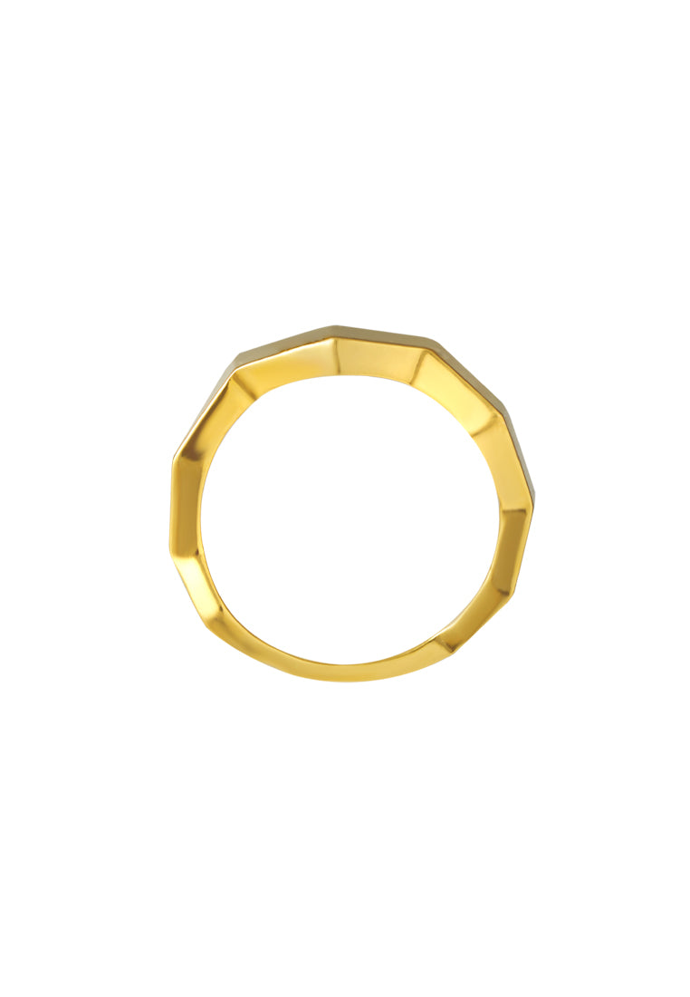 TOMEI Robust Ring, Yellow Gold 916