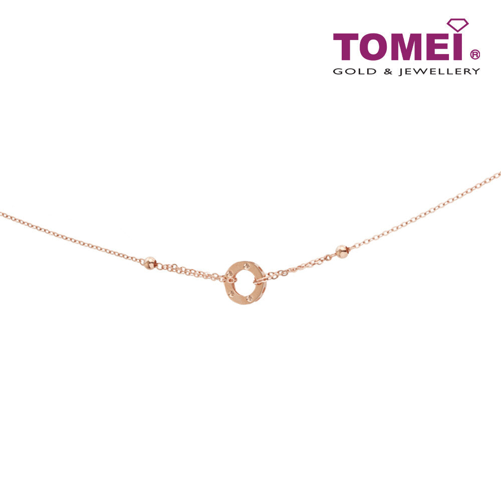 TOMEI The Circle of Bliss Bracelet, Rose Gold 750