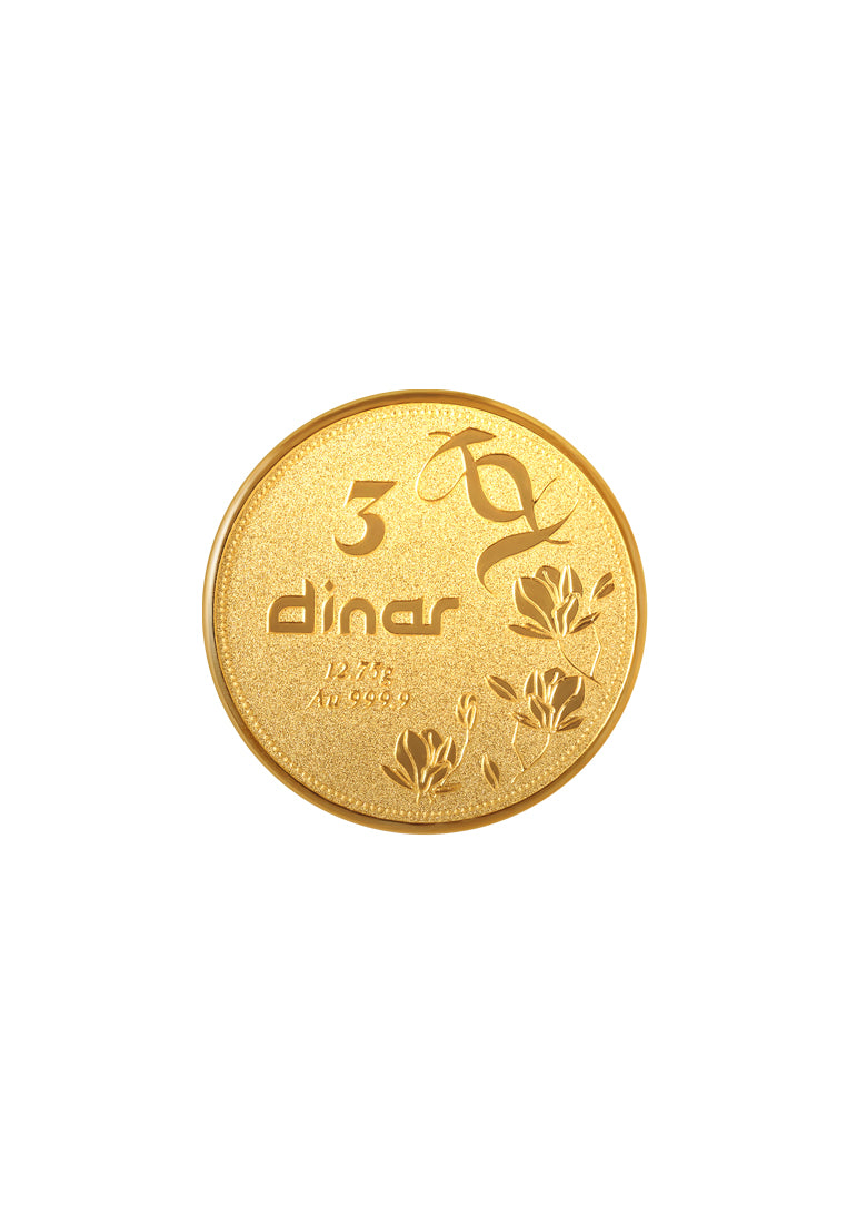 TOMEI [3 Dinar] Gold Bar I Fine Gold 9999
